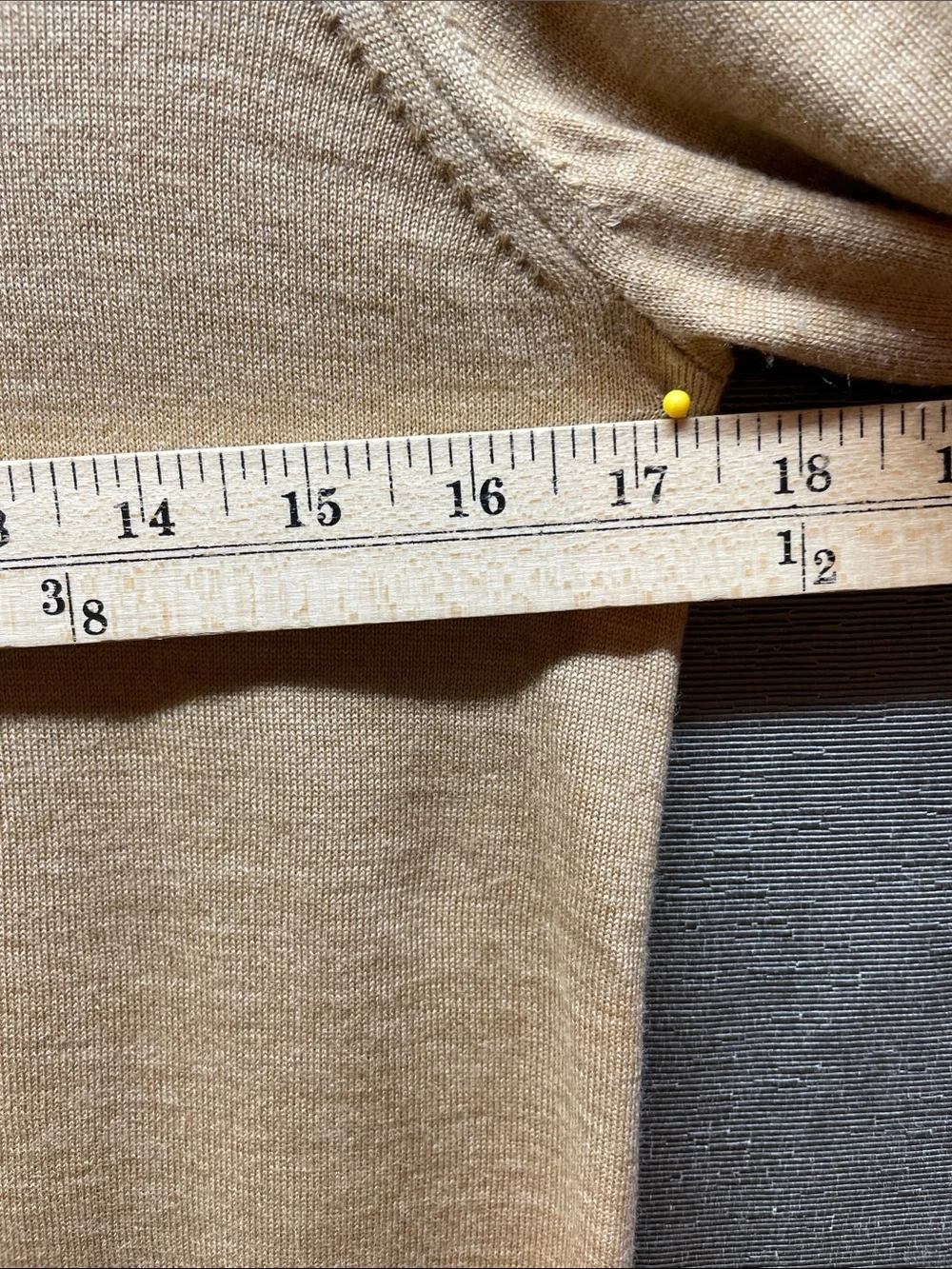 J. Crew Camel Crewneck 100 % merino Sweater - Warm Tan